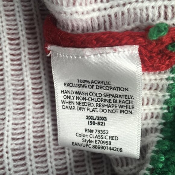 Jolly Sweaters Sweater Mens 2XL Funny Goat Christmas Pullover Novelty Holiday - Picture 8 of 15